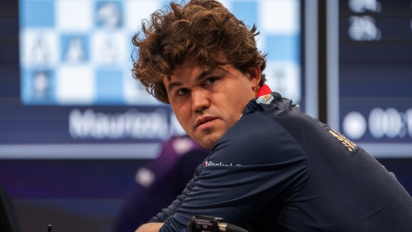 Magnus Carlsen in action for Alpine Pipers during GCL 2026. (GCL)