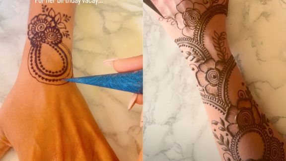 Mehendi artist in US earnings