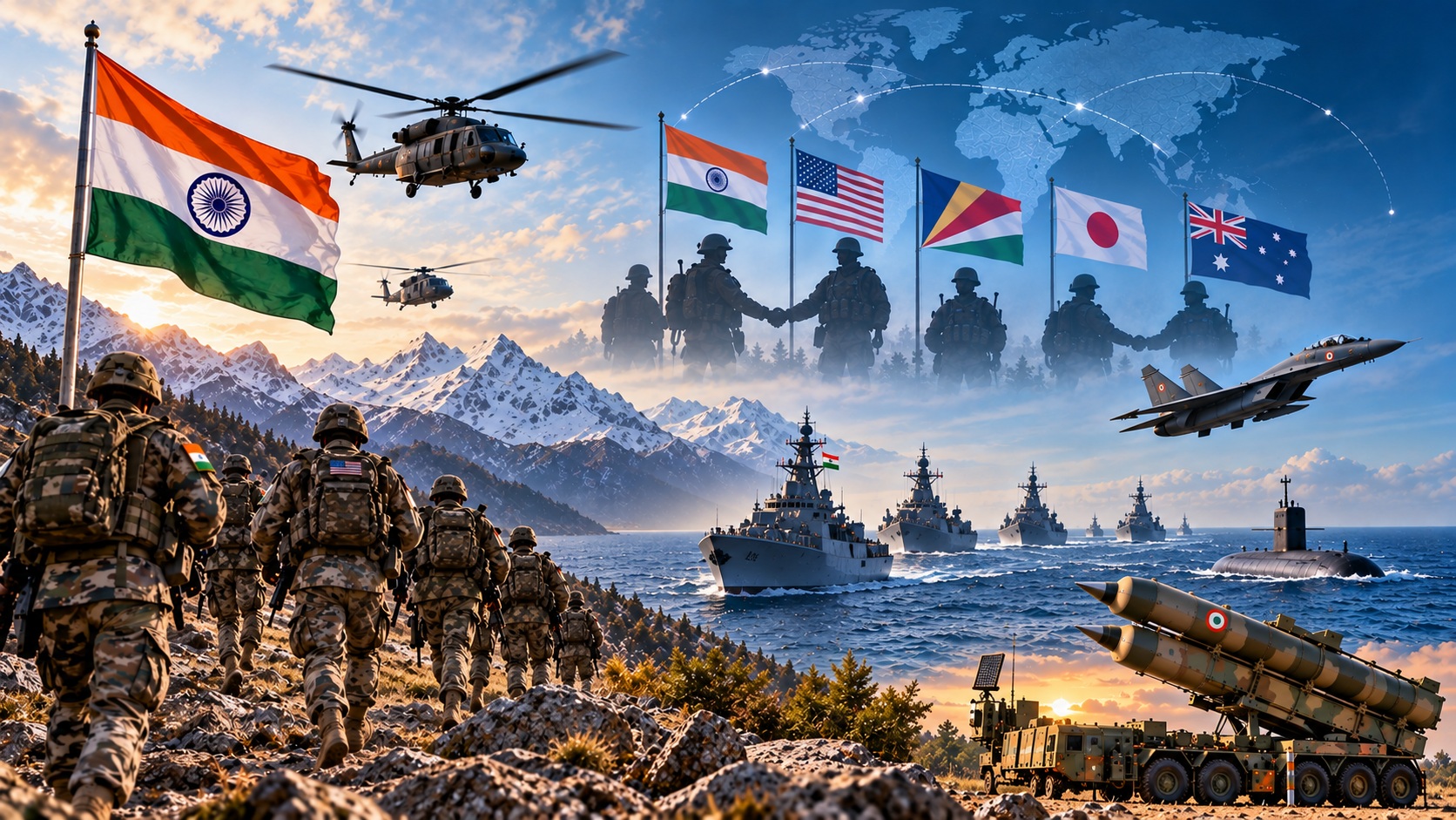 Knowledge Nugget | From Yudh Abhayas to LAMITIYE: Know India’s 5 recent joint military exercises