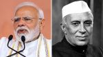Invoking Nehru (right), PM Modi explained why BJP workers cannot rest after record Navsari win. (Photos: PTI, Express Archive/Enhanced using AI)