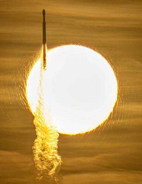 A SpaceX rocket carries NASA's newest space telescope. @NASA/X