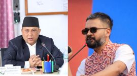 Nepal Nepal Foreign Minister (left) and PM (right)