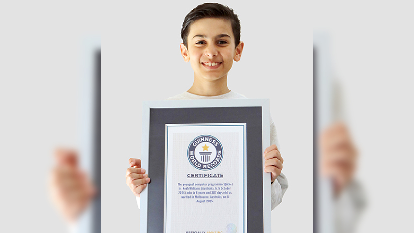 Eight-Year-Old Noah Williams Sets Youngest Programmer Record