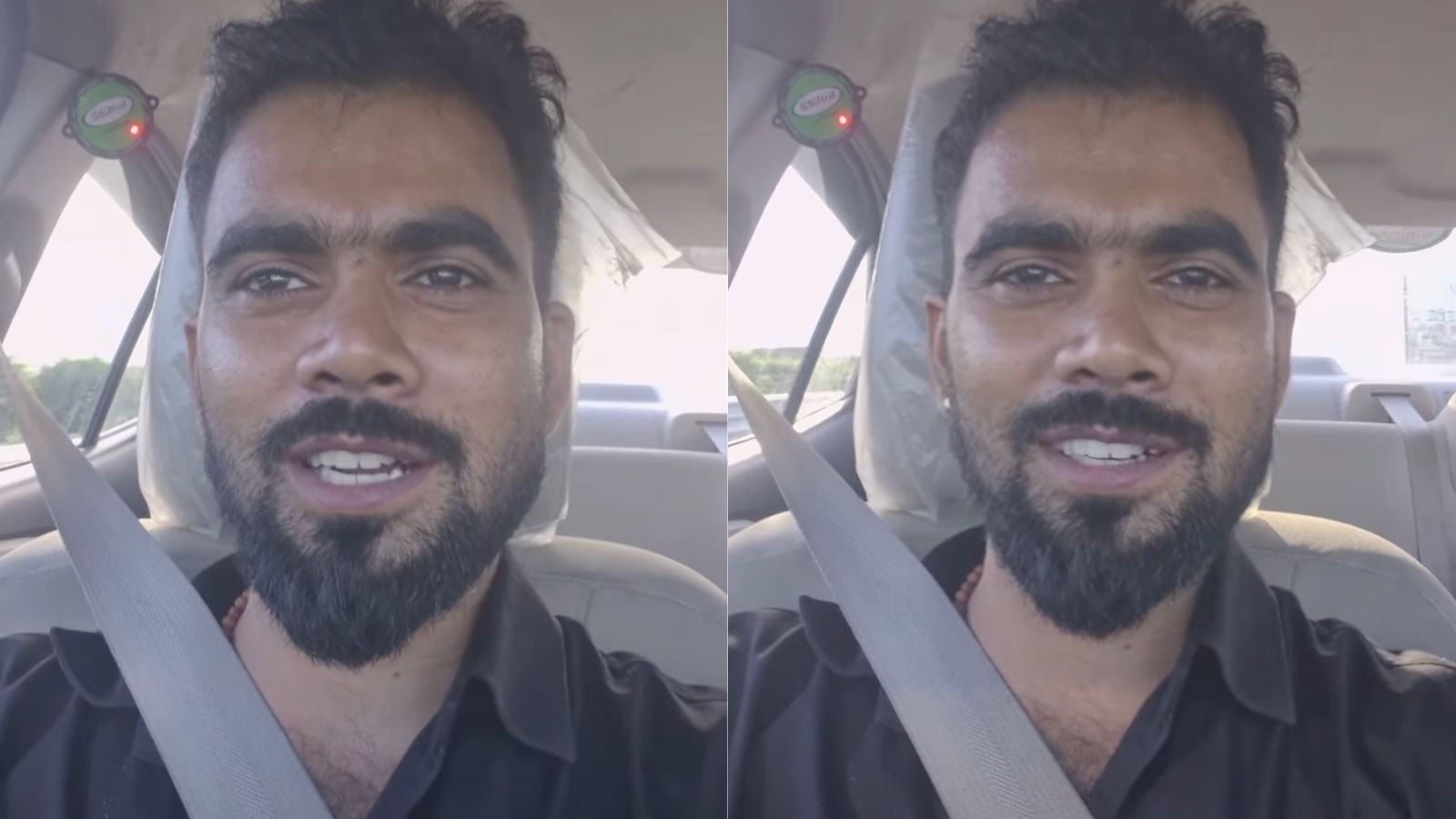 Noida man drives cab to Lucknow as exhausted driver sleeps in back seat