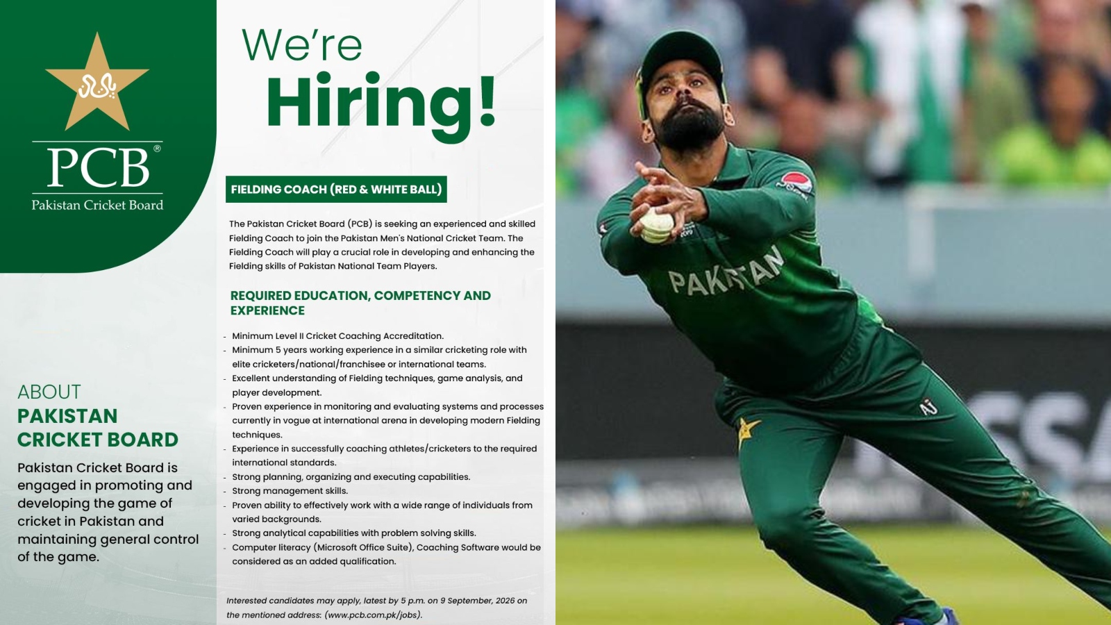 Pakistan cricket seeks fielding coach on LinkedIn, fans react with nepotism jokes
