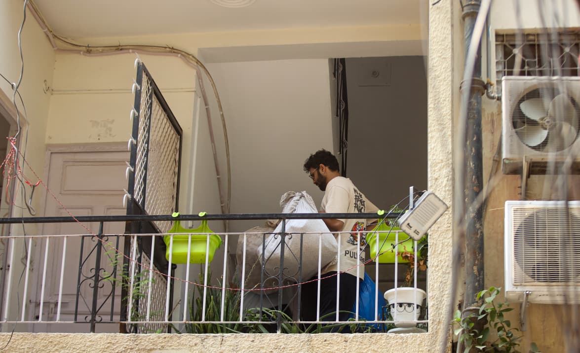 Students move their belongings out of rented accommodation in Delhi’s Satya Niketan, a day after a private hostel building collapsed in the area. 