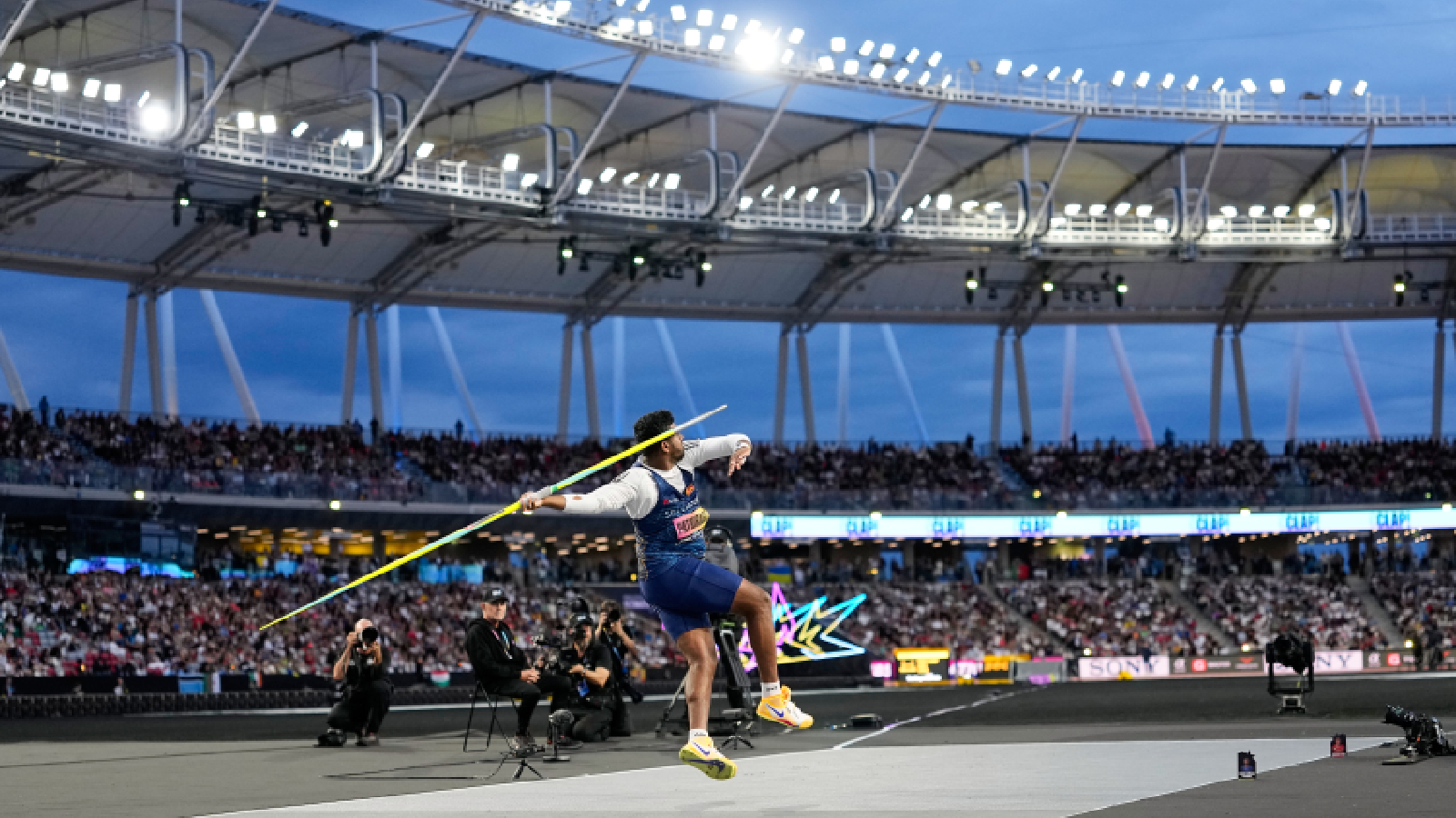 Pathirage wins javelin gold as Budapest introduces black infield