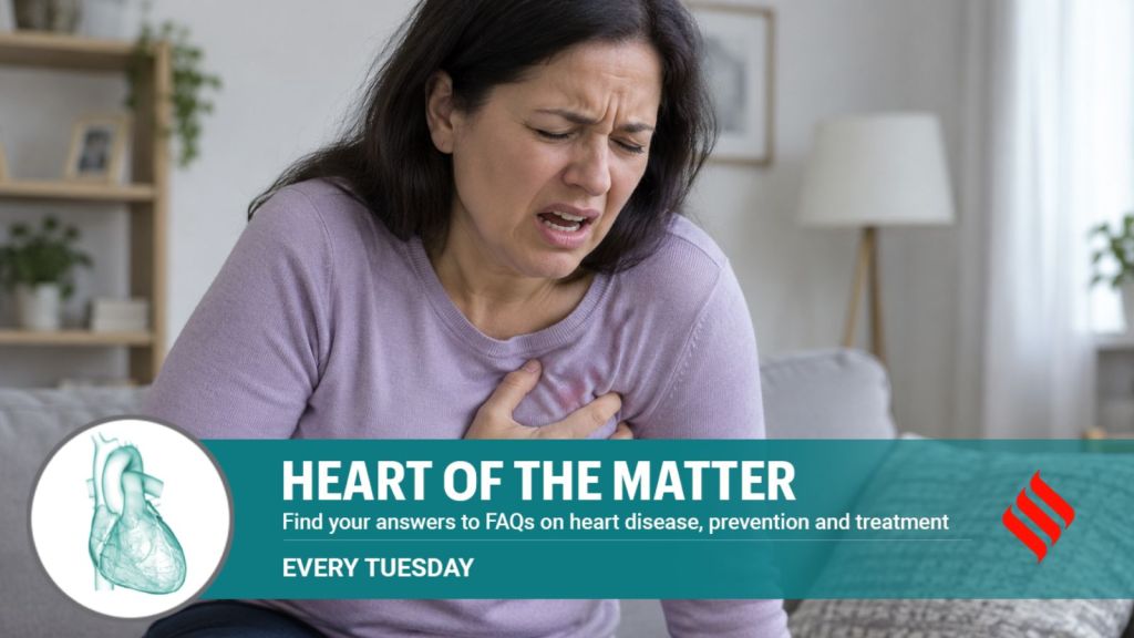 Unlike a conventional heart attack, which is usually caused by a cholesterol plaque rupturing and forming a clot, SCAD occurs when a tear or separation develops within the wall of a coronary artery. (Photo/AI-generated)