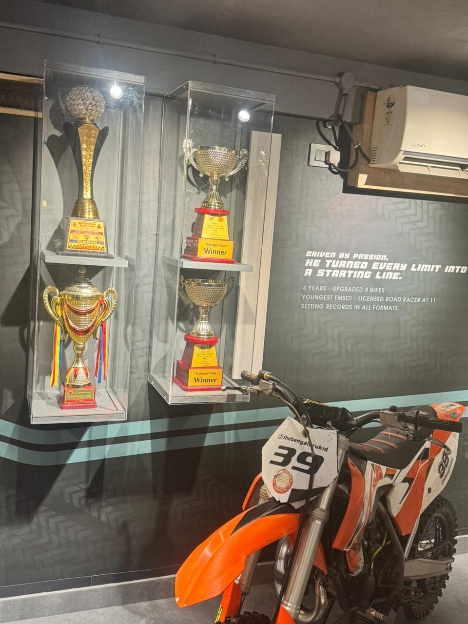 39 was Shreyas' racing number, theinverse of the great Marc Marquez.