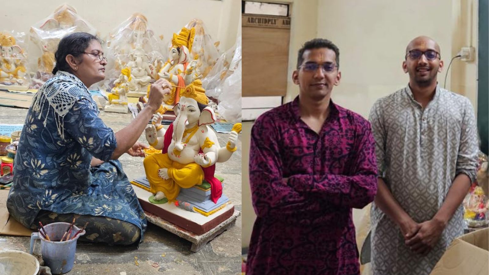 Why a Pune family of lawyers spends months turning paper into Ganesh idols