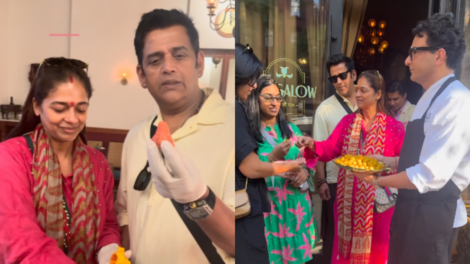 Actor Ravi Kishan, chef Vikas Khanna celebrate Ganesh Chaturthi in New York, make first modak together
