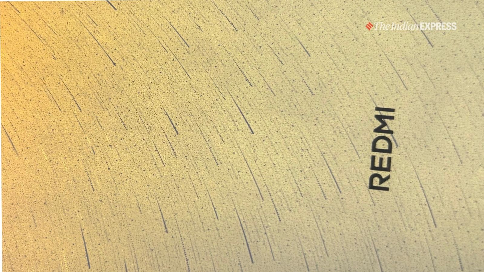 The pattern is visible when direct light is flashed over it, displaying a unique pattern.