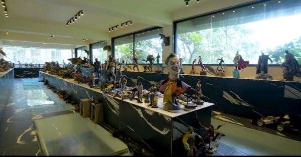 Room dedicated for figurines