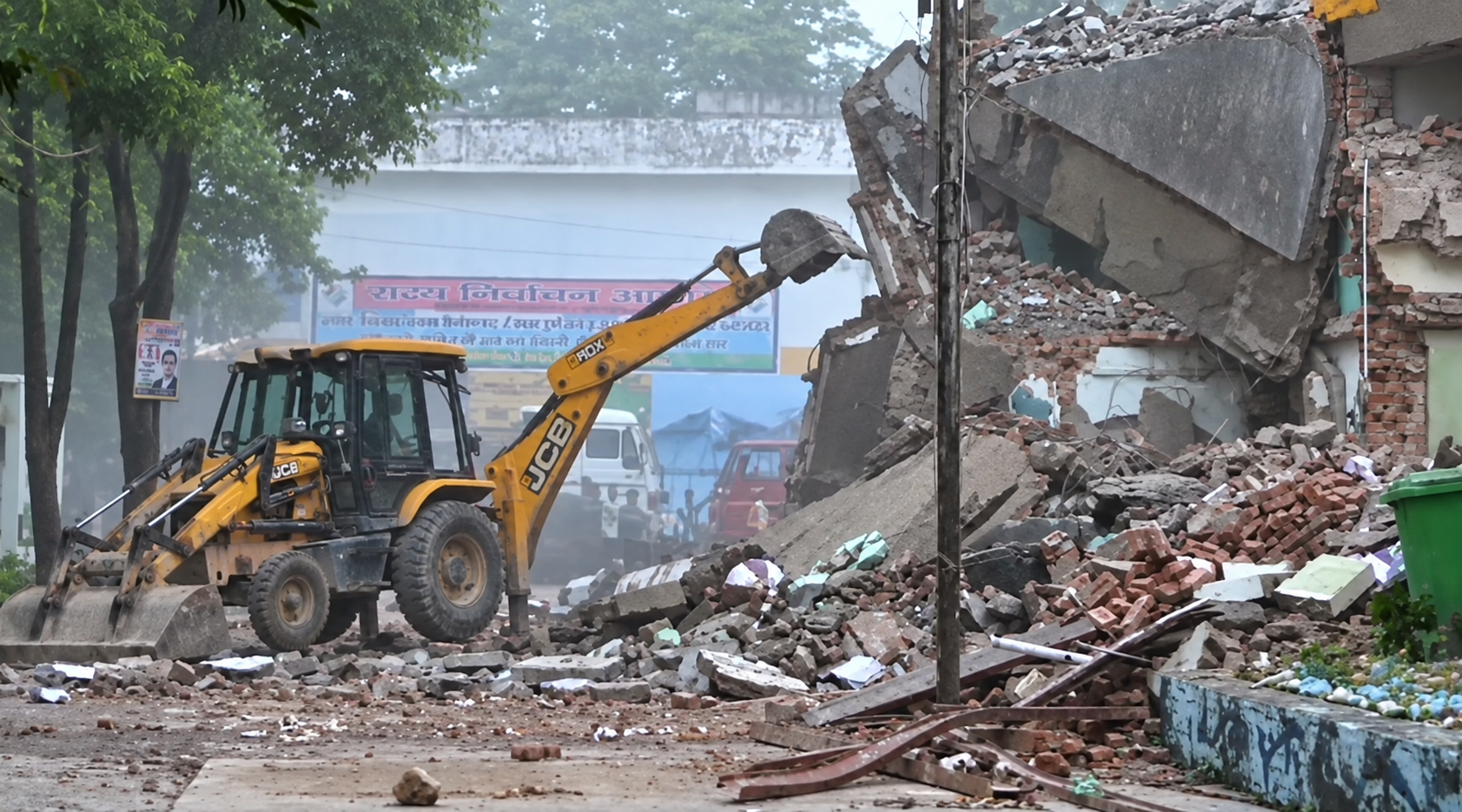 Court-Ordered Demolition of Mosque in Saharanpur Collectorate Amid Security Measures