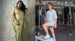 Samantha Ruth Prabhu recently shared a glimpse of her workout routine as she entered the third trimester of her pregnancy