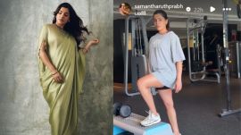 Samantha Ruth Prabhu recently shared a glimpse of her workout routine as she entered the third trimester of her pregnancy