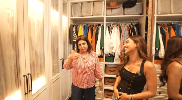 Krystle's walk-in closet