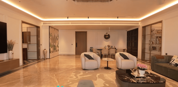 Rahul Vaidya's living room