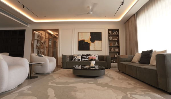 Rahul Vaidya's living room