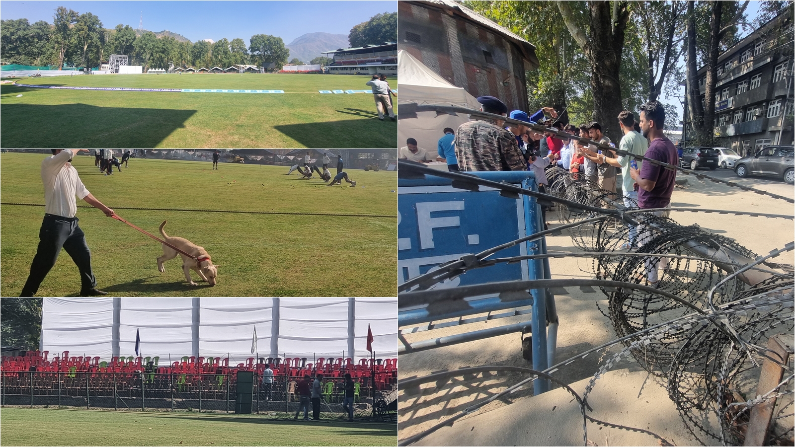 Barbed wire, sniffer dogs and 40 years of waiting: Srinagar readies for Irani Cup – politics Barbed wire, sniffer dogs and 40 years of waiting: Srinagar readies for Irani Cup – politics