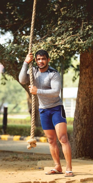 Wrestler Sushil Kumar. Five of the country’s eight Olympic medals in wrestling up to 2024 were from the Haryana. (Express File Photo by Amit Mehra).
