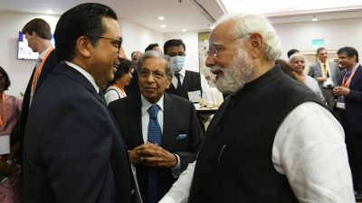 Swarnim Wagle (left) will meet his counterpart Nirmala Sitharaman, External Affairs Minister S Jaishankar, and other key officials in the Indian government. (Photo: X/@SwarnimWagle)