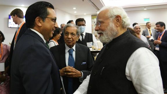 Swarnim Wagle (left) will meet his counterpart Nirmala Sitharaman, External Affairs Minister S Jaishankar, and other key officials in the Indian government. (Photo: X/@SwarnimWagle)