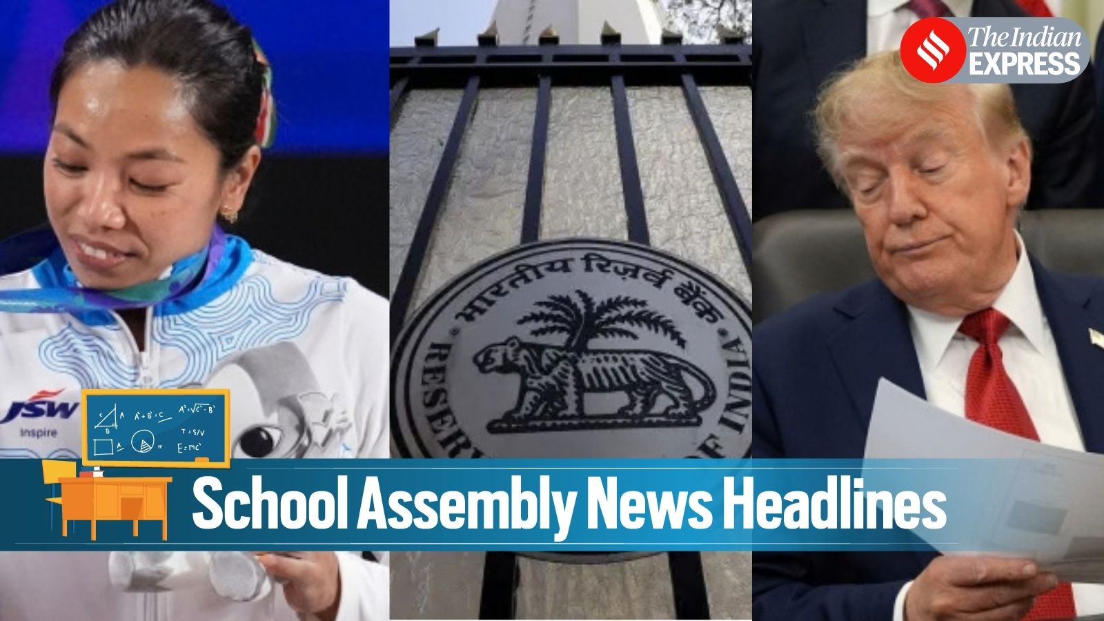 Today News Headlines for School Assembly, September 24, 2026: Mirabai Chanu brings first silver for India in weightlifting after 28 years