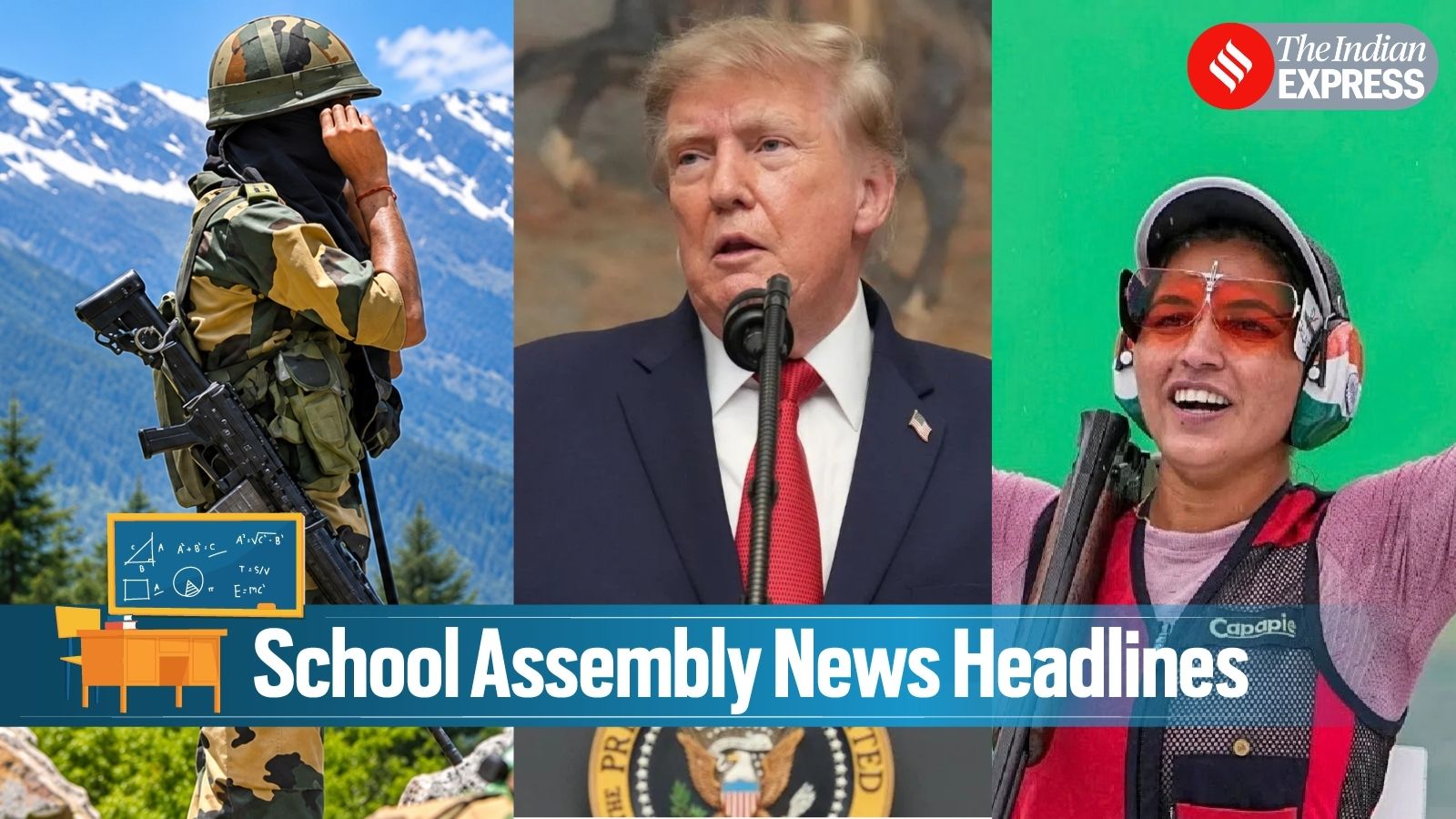 Today News Headlines for School Assembly, September 30, 2026: Neeru Dhanda wins women’s trap gold, 1 Assam Rifles jawan Today News Headlines for School Assembly, September 30, 2026: Neeru Dhanda wins women’s trap gold, 1 Assam Rifles jawan