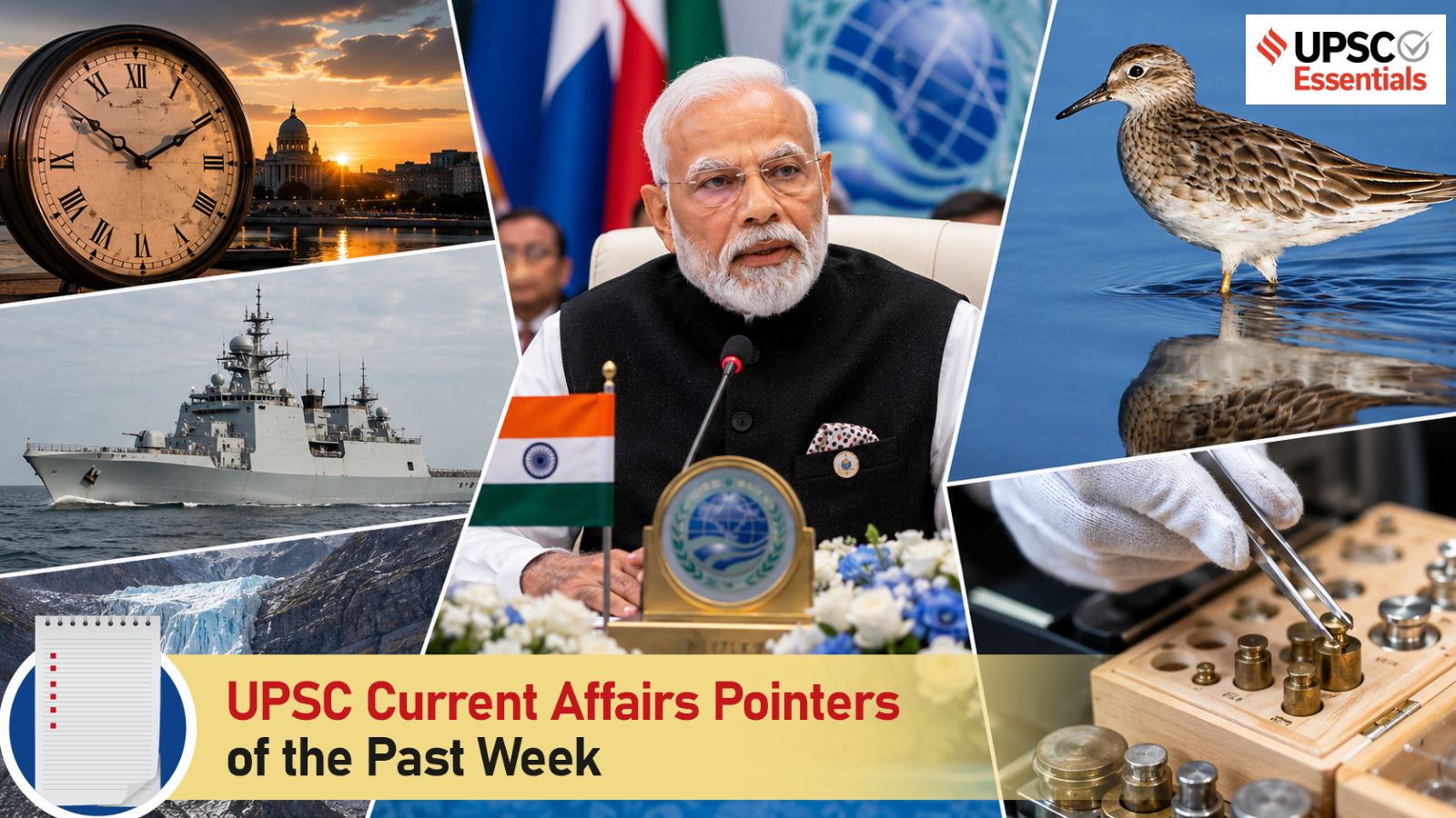 UPSC साप्ताहिक करेंट अफेयर्स: 31 अगस्त से 6 सितंबर 2026 तक की महत्वपूर्ण घटनाएं