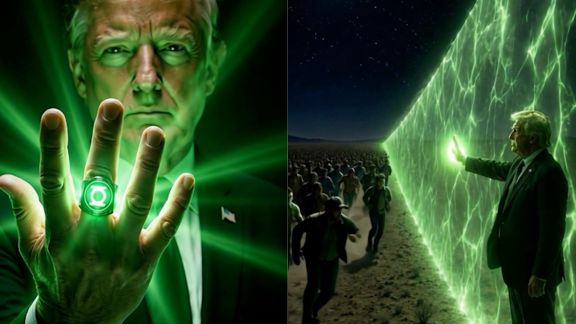 Trump Moon Green Lantern