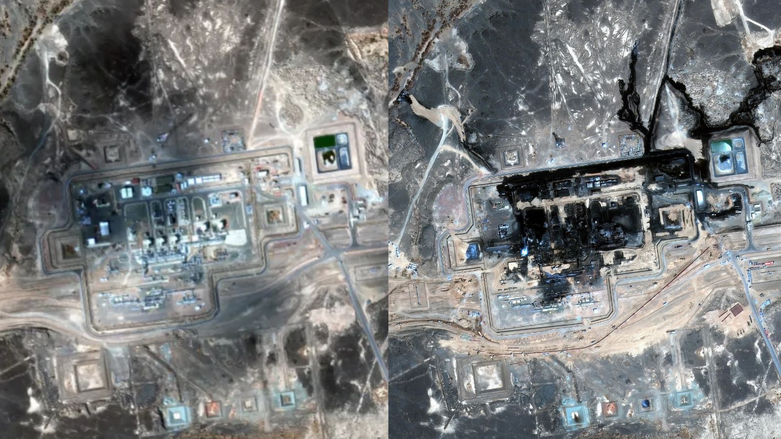 Before and after: Satellite images show severe damage to Saudi oil pipeline after drone attack