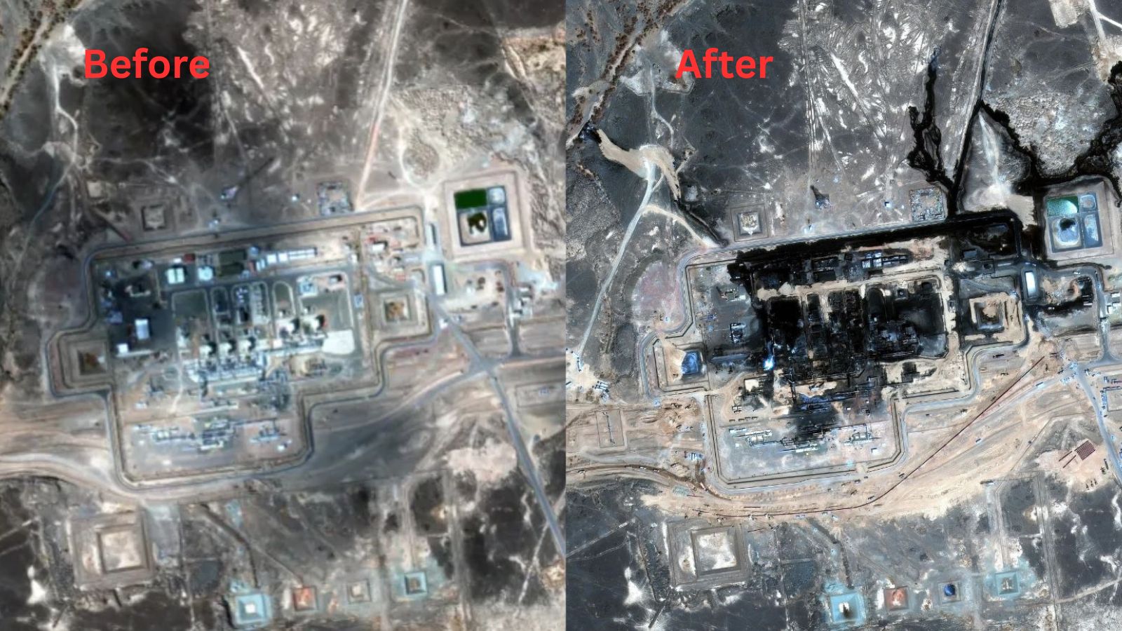 Before and after: Satellite images show severe damage to Saudi oil pipeline after drone attack