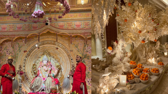 A glimpse of Ganesh Chaturthi celebrations of the Ambani family