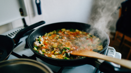 Cooking protein adequately is important for food safety, but prolonged exposure to high heat can cause unwanted chemical changes.