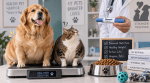 Picture representing growing concerns around pet obesity and Ozempic-like weight-loss treatments