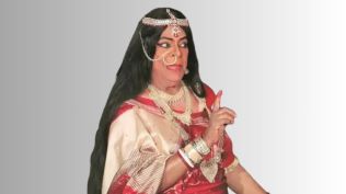 Chapal Rani, during a performance in Delhi. (Express file photo by Renuka Puri)