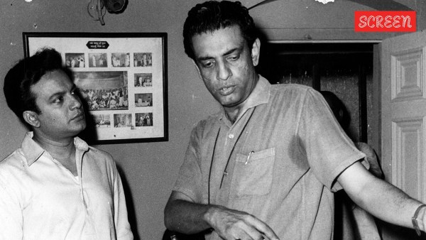 Uttam Kumar with Satyajit Ray