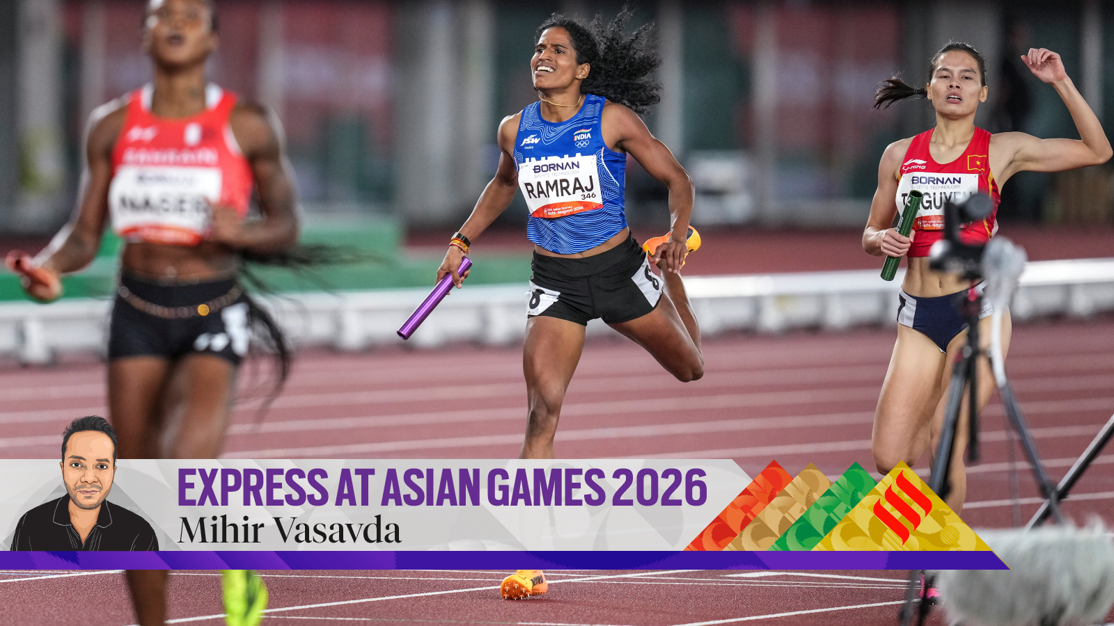 Anchor leg runner Vithya Ramaraj on how India won the 4x400m mixed relay silver