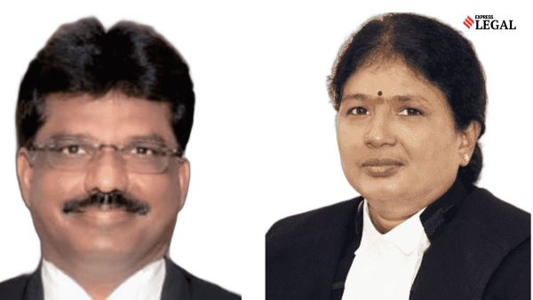 Justices K Lakshman and K Sujana Telangana High Court child visitation rights