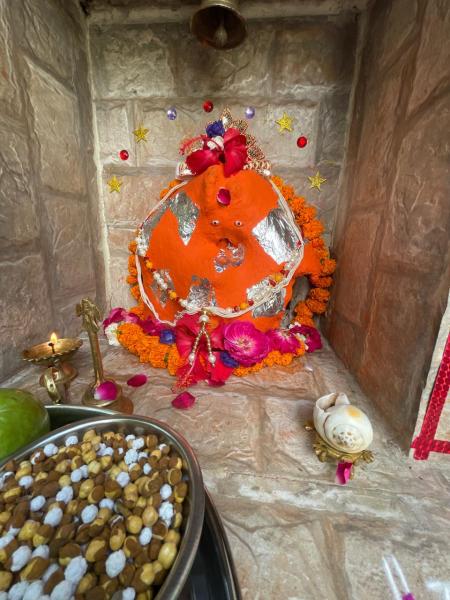 The temple at Shreyas Dharmadhikari's Gwalior home