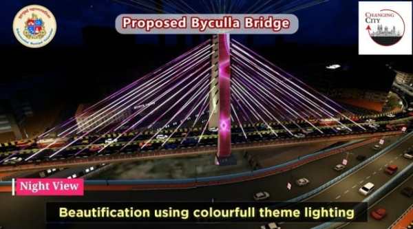Byculla cable stayed bridge