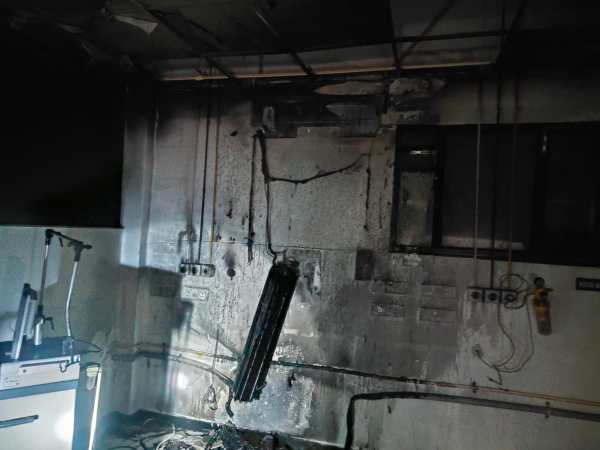 Asian hospital fire