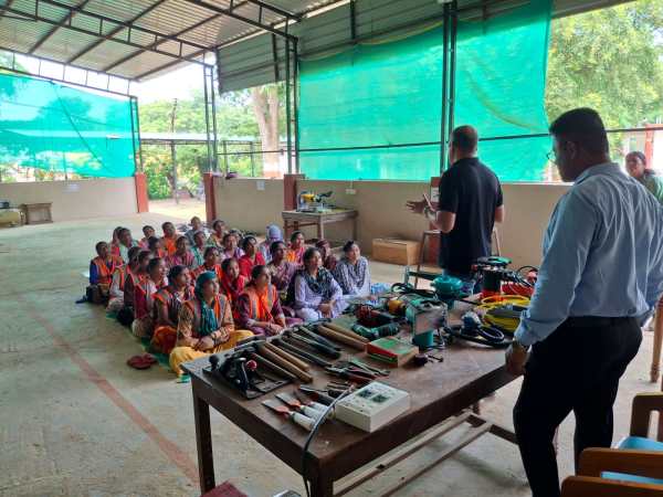 Women undergoing training gadchiroli