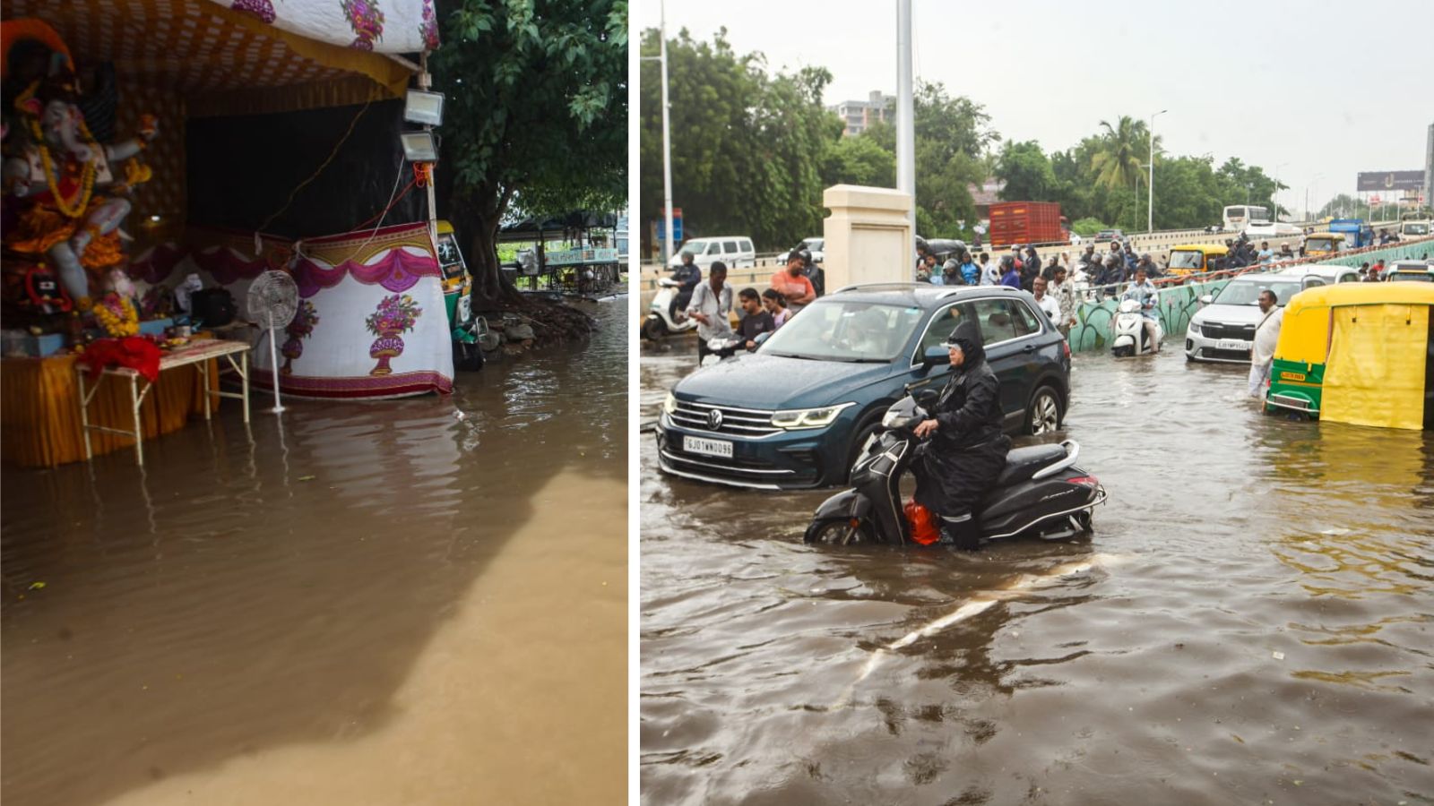 Gujarat rain: Ahmedabad waterlogged as red alert issued in 8 districts