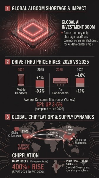 chipflation, price hike in electronics