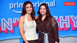 Alia Bhatt with her sister Shaheen Bhatt