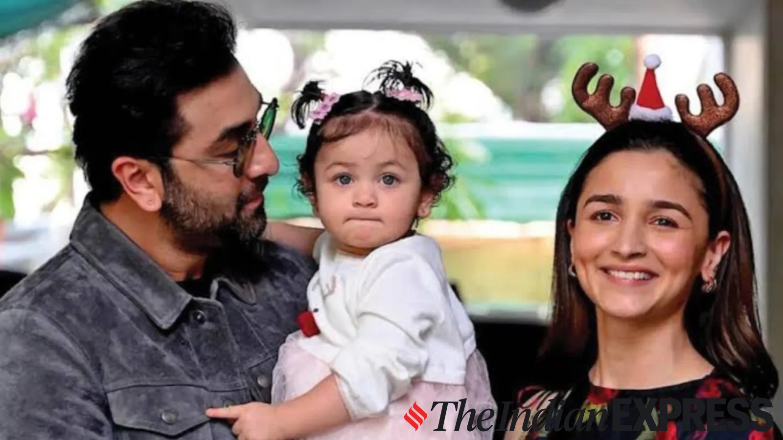 Alia Ranbir and Raha 