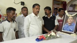 mortal remains of UAE expatriate Alwin Prakash Kunder