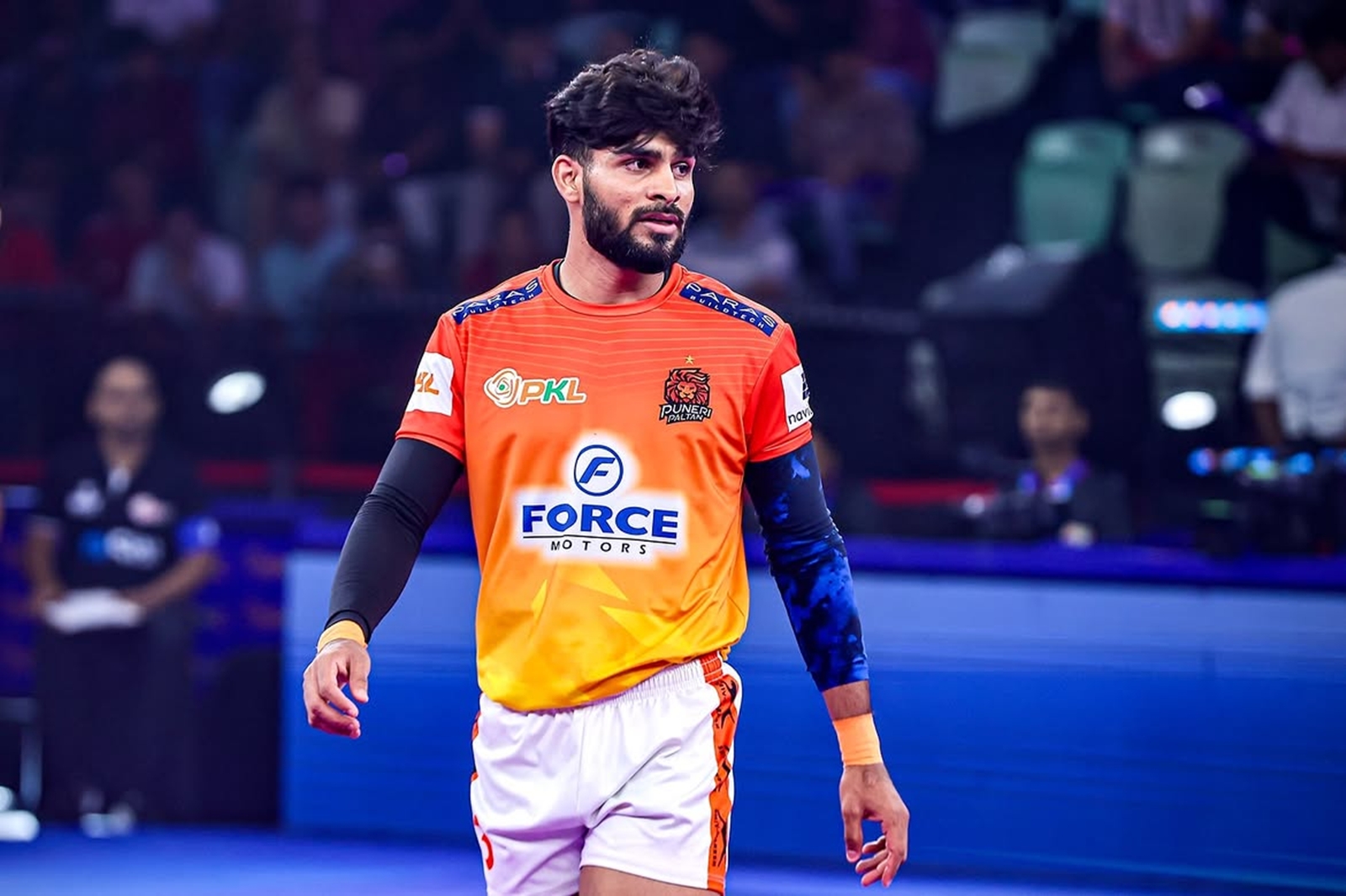 Aslam Inamdar playing for Puneri Paltan in the Pro Kabaddi League. (Aslam Inamdar Instagram)